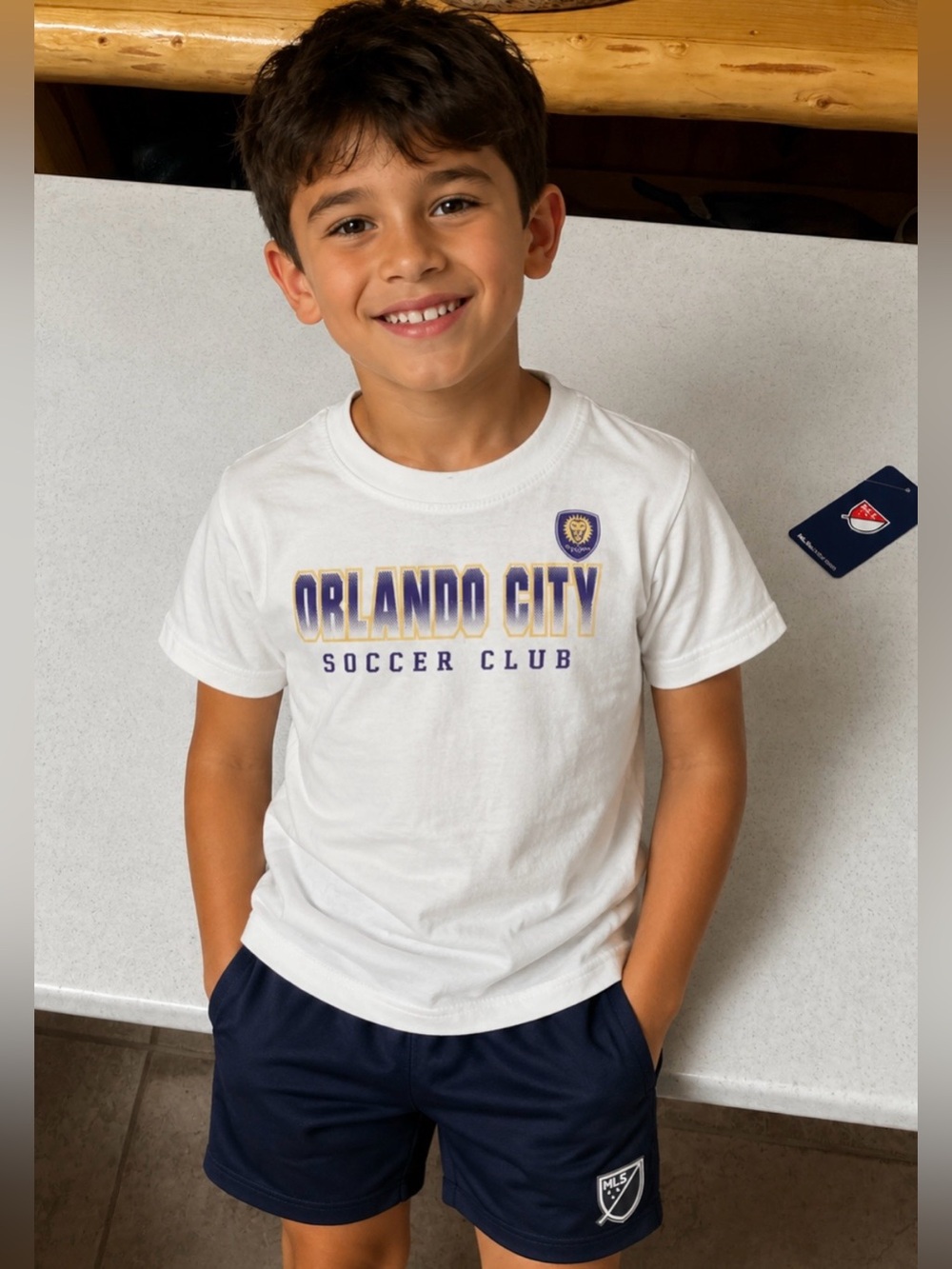 MLS Orlando City White Soccer Club Tee NWT